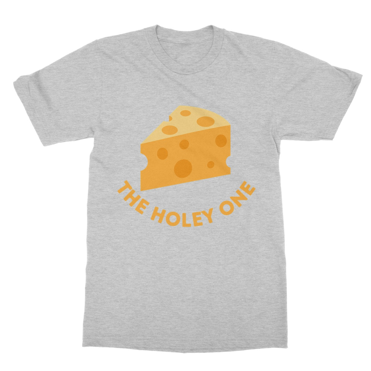 The Holey Cheese T-Shirt - Sport Grey - Funny T-Shirt
