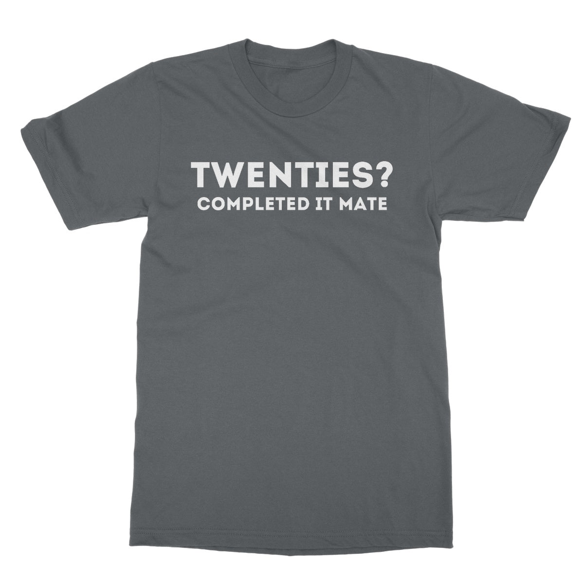 twenties completed it t shirt grey